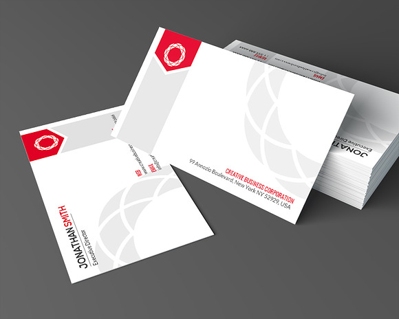 Corporate Business Card SE0265 in Card Templates - product preview 1