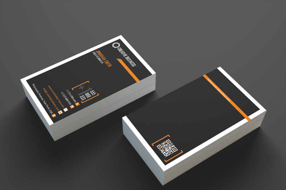 Corporate Business Card SE0267 in Card Templates - product preview 8