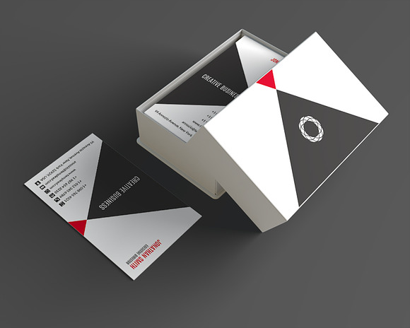 Corporate Business Card SE0268 in Card Templates - product preview 2