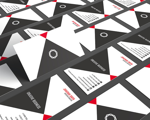 Corporate Business Card SE0268 in Card Templates - product preview 3