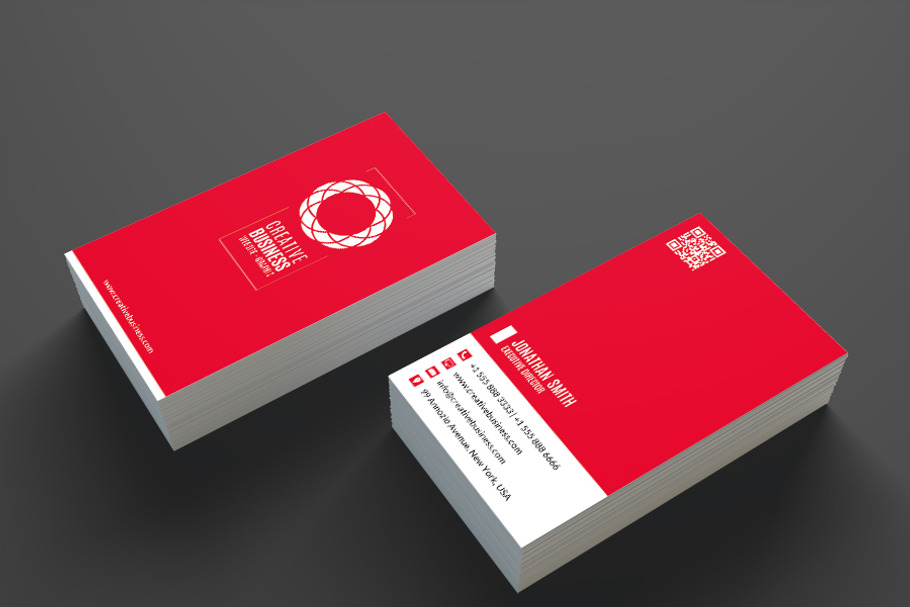 Corporate Business Card SE0269 in Card Templates - product preview 8