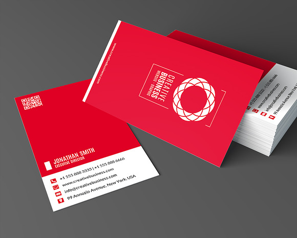 Corporate Business Card SE0269 in Card Templates - product preview 1
