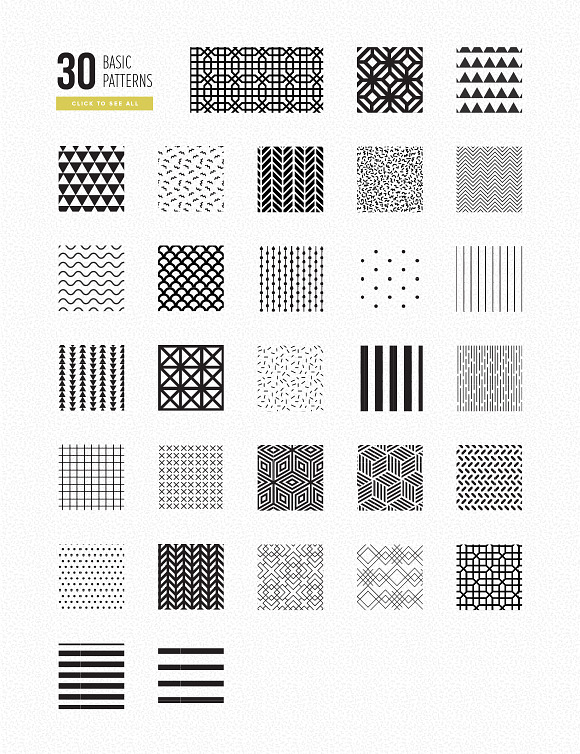 Modern Geometric Pattern Set in Patterns - product preview 6