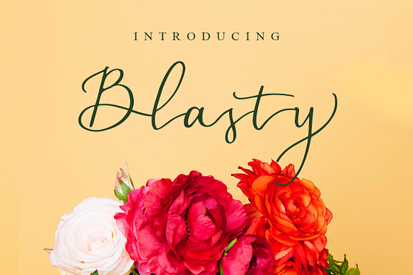Blasty Script in Script Fonts - product preview 10