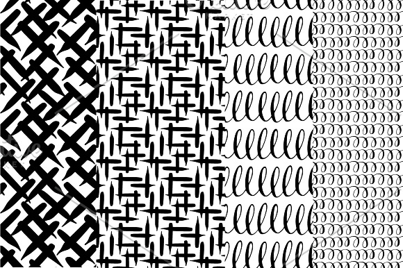 Pen and ink - seamless patterns in Patterns - product preview 1