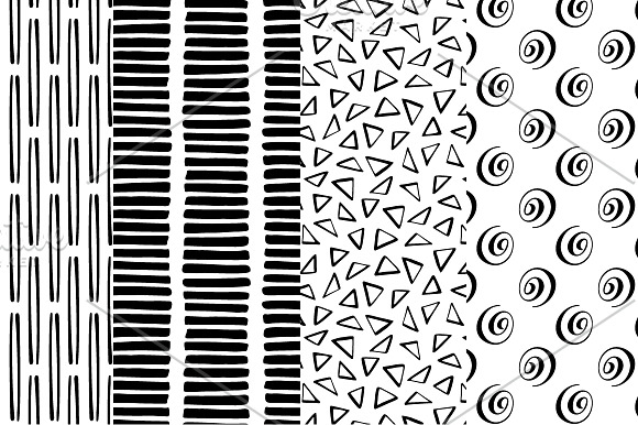 Pen and ink - seamless patterns in Patterns - product preview 3