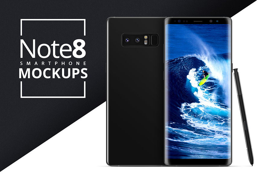 Galaxy Note8 Mockups in Mobile & Web Mockups - product preview 8