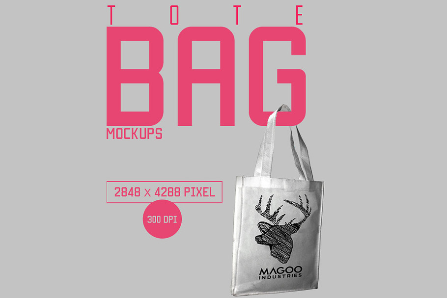 Canvas Totebag Mockup in Product Mockups - product preview 8