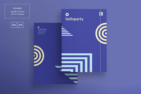 Branding Pack | Hello Party in Branding Mockups - product preview 1