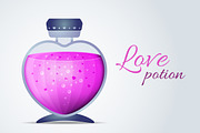 Love Potion for Valentines Day Cards