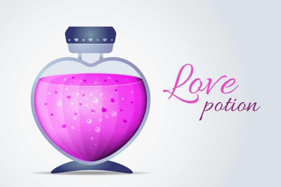 Love Potion for Valentines Day Cards in Illustrations - product preview 8