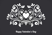 Valentine Blackboard Heart