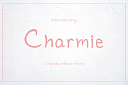 Charmie - a handwritten font