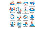 Business management icons. Pack 06.