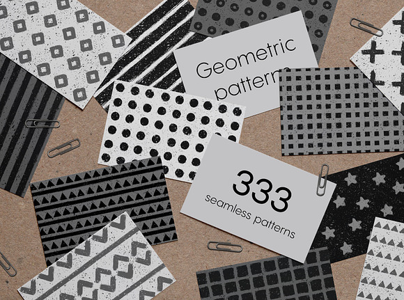 Geometric patterns bundle in Patterns - product preview 6