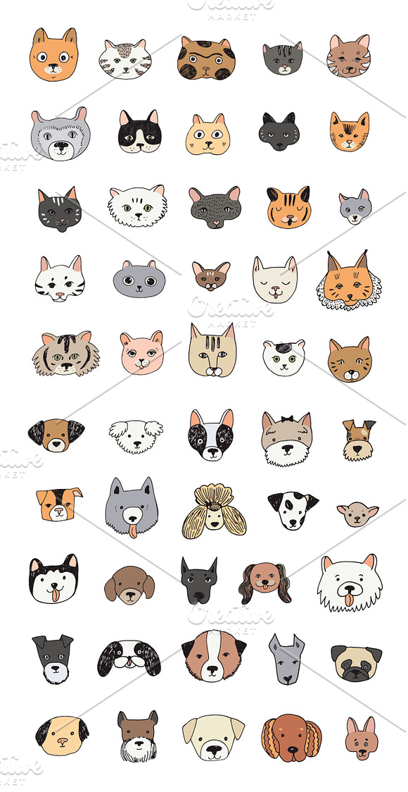 CATS vs DOGS in Patterns - product preview 1