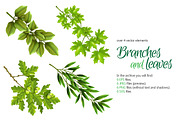 Branches and Leaves Set