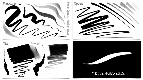 30+ Manga Ink & Paint Brushes in Photoshop Brushes - product preview 5