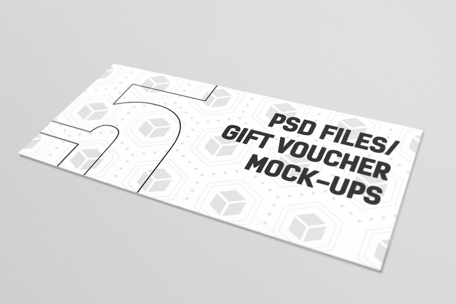 Gift Voucher Muck-Ups in Print Mockups - product preview 8