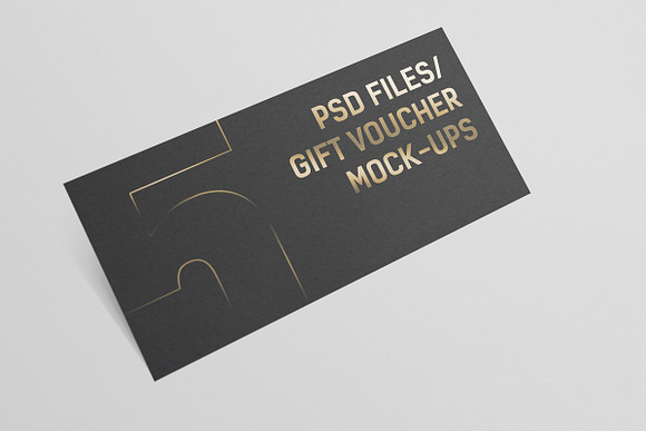 Gift Voucher Muck-Ups in Print Mockups - product preview 1