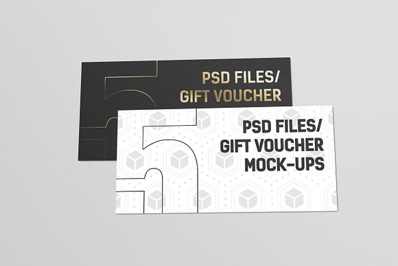 Gift Voucher Muck-Ups in Print Mockups - product preview 4