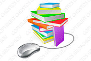 Book stack computer mouse