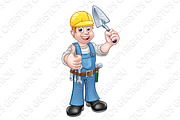 Builder Bricklayer Construction Worker Trowel Tool