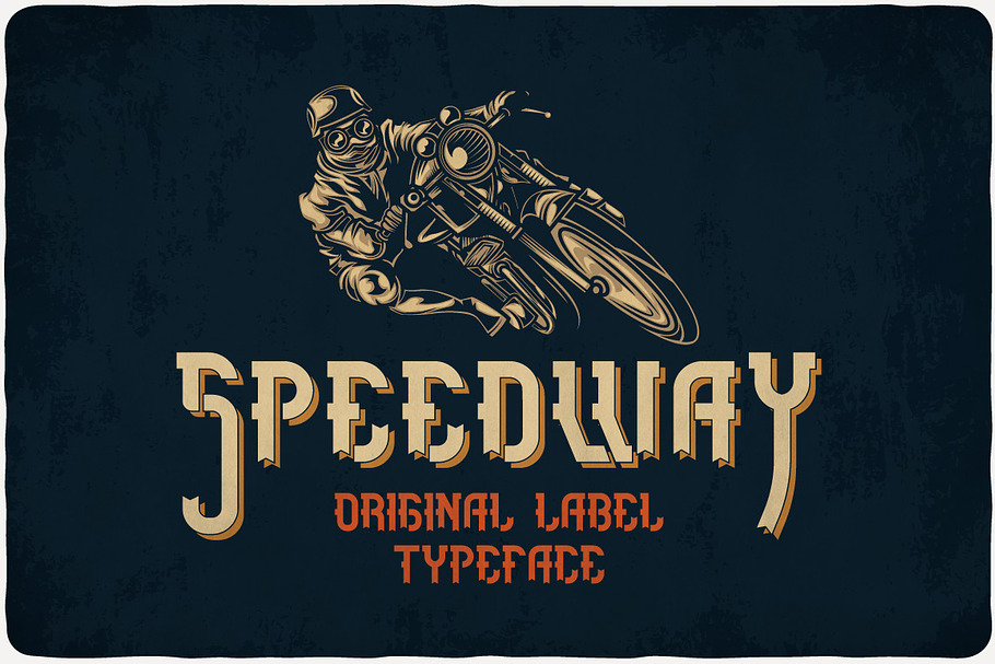 Speedway Typeface in Display Fonts - product preview 8