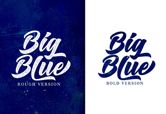 SPECIAL PRICE | Big Blue in Script Fonts - product preview 1