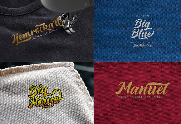 SPECIAL PRICE | Big Blue in Script Fonts - product preview 4