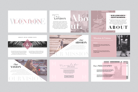 LONDON Keynote Template + Gift in Keynote Templates - product preview 2