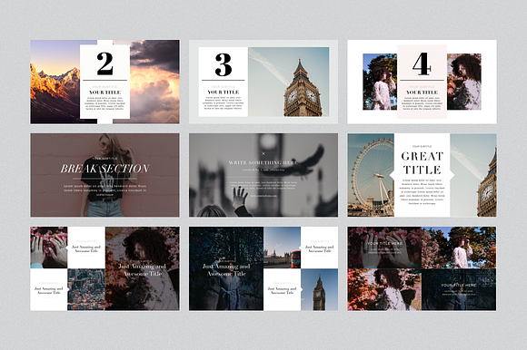 LONDON Keynote Template + Gift in Keynote Templates - product preview 9
