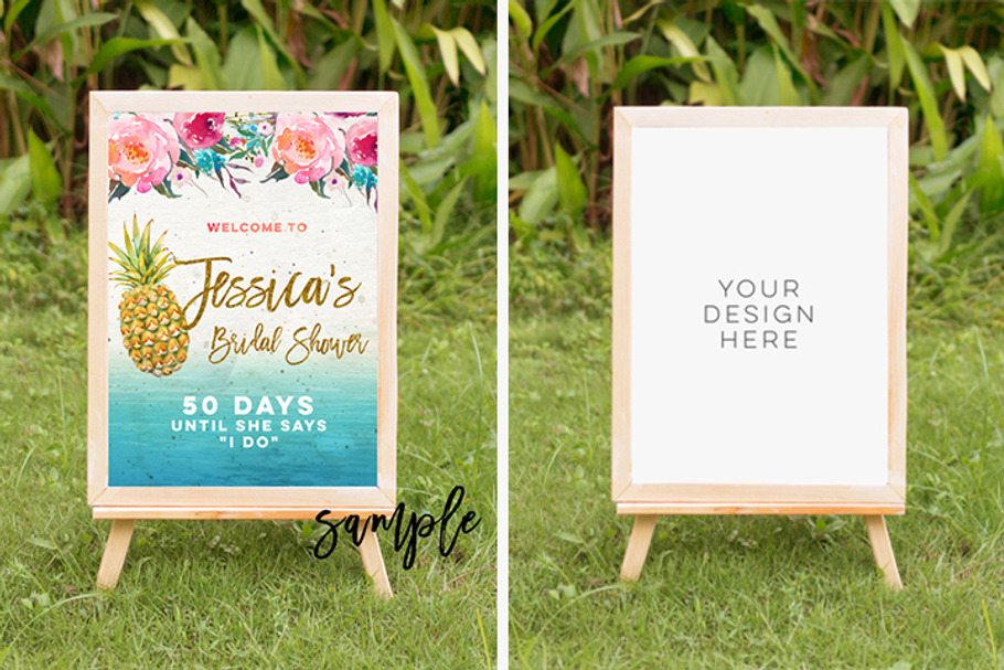 tropical summer mock up in Print Mockups - product preview 8