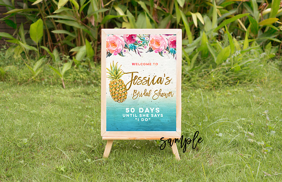 tropical summer mock up in Print Mockups - product preview 3