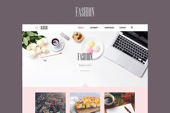 BLOGGIO-Blogger and writer WP theme in WordPress Blog Themes - product preview 3