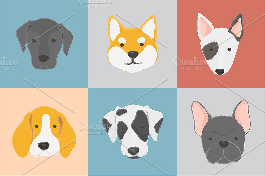 Illustration of cats and dogs