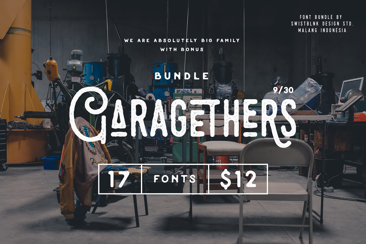 Garagethers Bundle | 90% OFF in Display Fonts - product preview 8