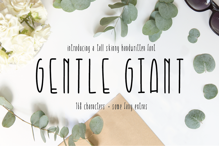 Gentle Giant Condensed Font in Icon Fonts - product preview 8
