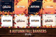 Autumn Fall Banners Bundle