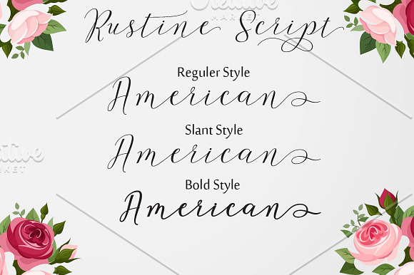 Rustine Script in Script Fonts - product preview 1