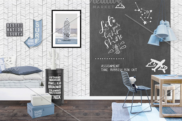 Kids Room Wall/Frame Mock Up 26 in Print Mockups - product preview 2
