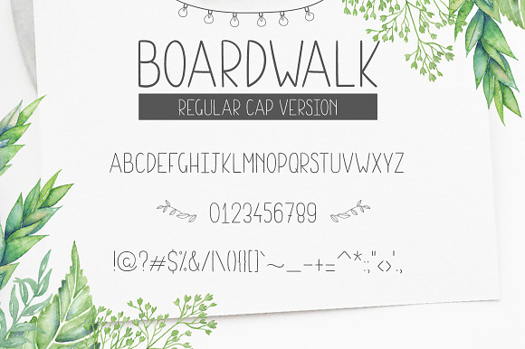 Rustical Boardwalk  in Display Fonts - product preview 12