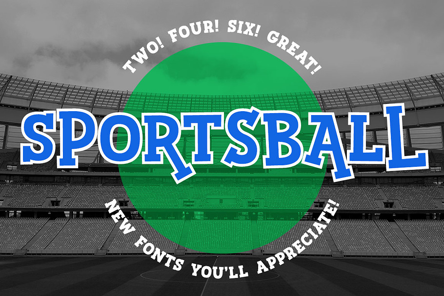 Sportsball: fun font with alternates in Display Fonts - product preview 8