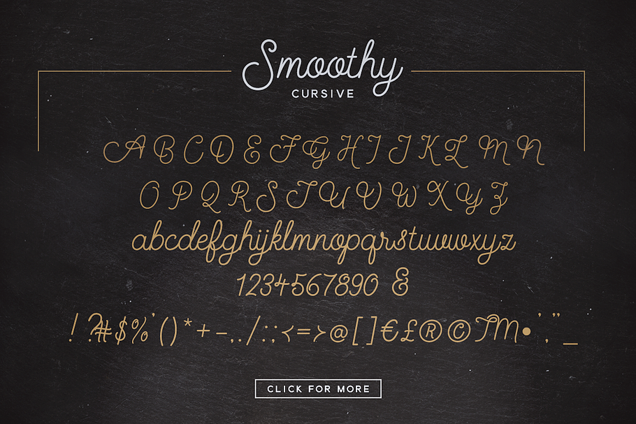 Smoothy - Cursive Script & Sans in Cursive Fonts - product preview 8