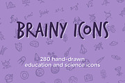 Brainy Icons: 280 science icons