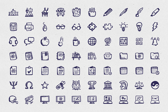 Brainy Icons: 280 science icons in Science Icons - product preview 1
