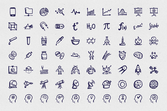 Brainy Icons: 280 science icons in Science Icons - product preview 3