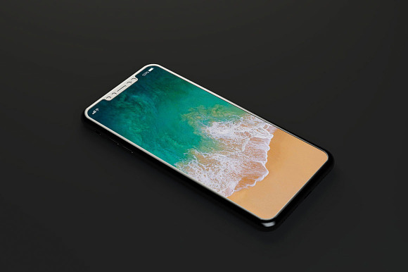 Apple iPhone X - Mockup in Mobile & Web Mockups - product preview 2