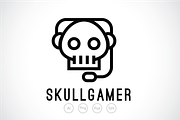 Skull Gamer Logo Template