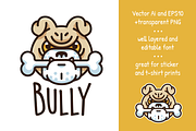 Bully - Funny Dog Logo